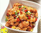 Foto langkah ke 5 dari resep Ayam Cabai Garam mudah,pedess asin endess.