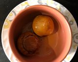 A picture of step 8 of Dal batti with garlice chutney.