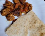 A picture of step 4 of Tawa Chicken.