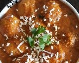 A picture of step 4 of Dum aloo.
