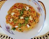 A picture of step 4 of Masala oats.
