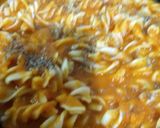 A picture of step 3 of Pasta in red sauce.