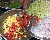 A picture of step 2 of Whole moong salad.