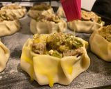 Foto del paso 7 de la receta: Canastitas de cerdo a la mostaza, miel y con hierbas 👩‍🍳🐷❤