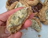 Foto del paso 5 de la receta: Galletitas Pepas de Avena y Harina Integral con Roquefort, Membrillo y Dulce de Leche