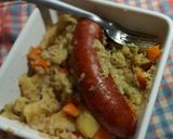 Une image de l'étape 13 de #chalengeconfortfood Chou frisé aux Montbéliard.