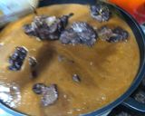 Foto del paso 5 de la receta Rabo de toro en salsa a mi manera con timbal de puré de patata con trufa y salsa de soja