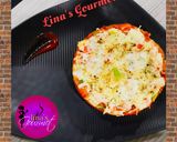 A picture of step 4 of Pizza dum biryani.