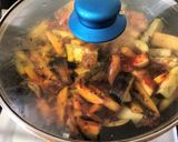 A picture of step 4 of Mourola Macher Chorchori (Small River Water Fish Curry - Bong style).