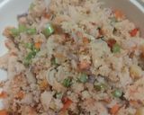 A picture of step 3 of Idli Upma.