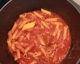A picture of step 3 of Macaroni with Chorizo.