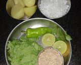 हरी खिचड़ी (Hari khichdi recipe in Hindi) रेसिपी चरण 1 फोटो