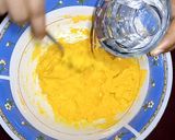 A picture of step 3 of Rava Jalebi.