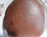 Foto langkah ke 2 dari resep Cookies coklat 4 bahan empuk.
