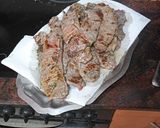 Foto del paso 5 de la receta: Entrecot a la plancha con papas asadas y salsa de manzana