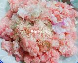 Hình bước làm 1 của món Thịt băm rang mặn ngọt