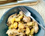 Foto del paso 7 de la receta: Pollo con patatas al vino blanco