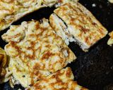 A picture of step 1 of Egg Omelette curry.