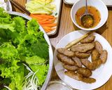 Hình bước làm 6 của món Nem nướng bọc sả