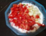 A picture of step 2 of Vegetables tadka raita.