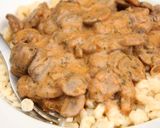 Gombapaprikás recept nokedlivel (klasszikus) recept fázis 7 fotója