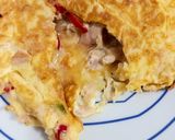 Foto del paso 3 de la receta: Tortilla francesa con pimientos y atún