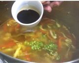 A picture of step 8 of Chicken veg manchow soup.