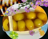 Hình bước làm 4 của món Panna cotta thạch trà đào 🍑