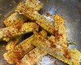 A picture of step 3 of Air fryer corn ribs 🌽.