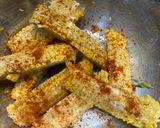 A picture of step 3 of Air fryer corn ribs 🌽.