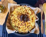 Une image de l'étape 13 de 75• 🥧 Quiche au thon, fenouil et poireaux et sa pâte brisée aux graines de Chia 🍴.