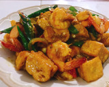 Foto langkah ke 6 dari resep Tumis tahu udang cabe ijo.