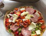 A picture of step 3 of Lazy pizza.
