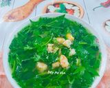 Hình bước làm 4 của món Canh rau lang nấu tôm tươi