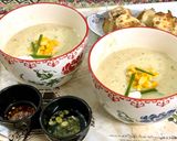 A picture of step 5 of Cream of chicken and corn soup.