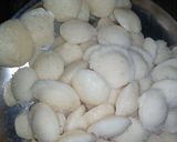A picture of step 3 of Peri Peri Suji Idli.