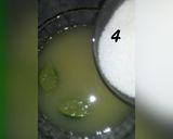 A picture of step 4 of Ginger and lemon moktails.