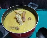 Foto langkah ke 6 dari resep 745.Opor Kuning Ayam Kampung (Bumbu Dasar Kuning).