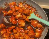 A picture of step 6 of Low carb Orange chicken recipe.