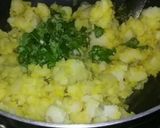 A picture of step 18 of Poori aloo.