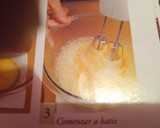Foto del paso 3 de la receta: Tiramisú, de base pionono, ganache, crema inglesa y peras confitada