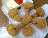 Foto langkah ke 6 dari resep Jamur krispy isi tuna/ crispy mushrooms with tuna.