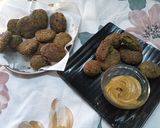 A picture of step 13 of Hara Chana Kebab.