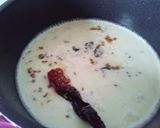 A picture of step 10 of Kadhi Gole-maharashtrian style kadhi gatta.