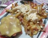 Foto del paso 3 de la receta: Hamburguesa y patatas tipo cheese bacon o como se diga