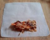 A picture of step 3 of Chả Giò (Vietnamese Fried Spring Rolls).