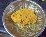 A picture of step 3 of Aloo Bhujiya (Aloo Sev).