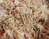 A picture of step 6 of Chicken, Veggies,Egg Noodles 🍝🍜🍝.