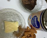 A picture of step 1 of Chocolate almond fudge.