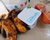 Hình bước làm 1 của món Bánh chuối yến mạch